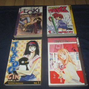 Mixed Lot of 3 Tokyopop Mangas and 1 Viz Manga in English